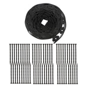DURAFORCE Flexible Garden Landscape Edging No Dig Lawn Edging Border With Anchoring Spikes