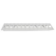 DURAFORCE 2Pcs 72'' × 14'' Aluminum Sliver Trailer Ramps 6500LBS Total Beavertail Hook End