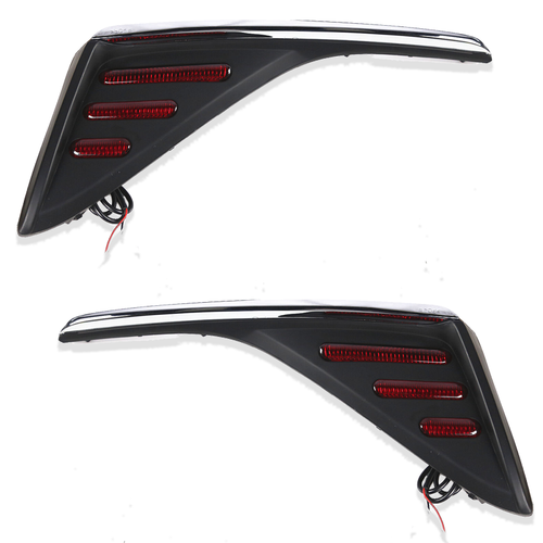 For 2016-2021 Toyota CHR C-HR Pair Rear Bumper Reflector Brake Light Lamp Pair
