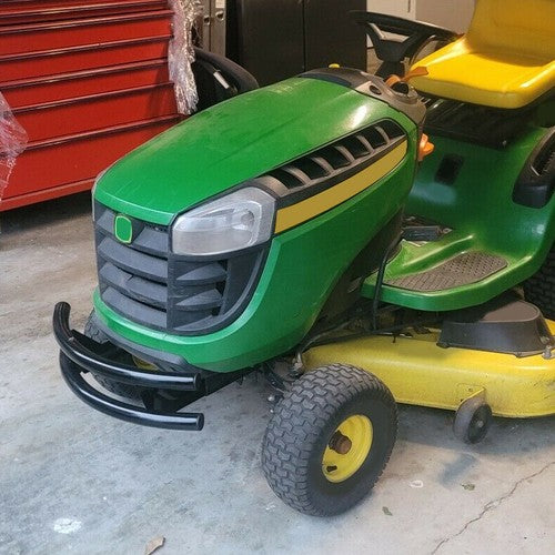 DURAFORCE 2-Bar Front Bumper Guard Lawn Protection W/ Stickers For John Deere 100 Series