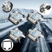 DURAFORCE 4pcs Trailer Latch T-handle Lock Camper RV Truck Toolbox Trailer With Key