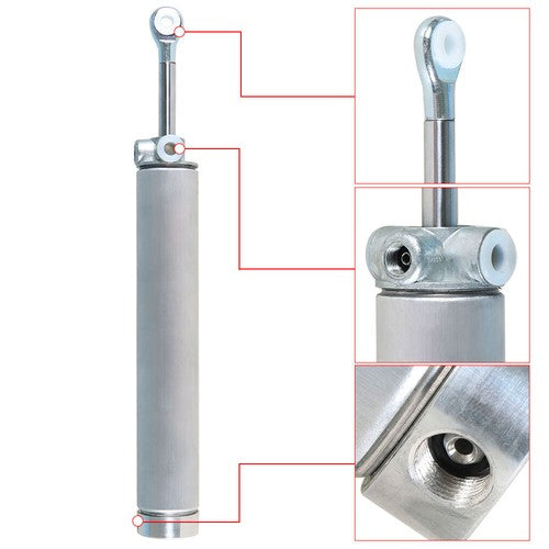 DURAFORCE For 1999-2003 04 Mustang Convertible Top Piston Hydraulic Cylinder Aluminum 2pc