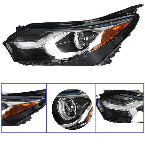 DURAFORCE Fit For Chevy Equinox 2018-2019 Factory Headlight Assembly Set Driver Left Side