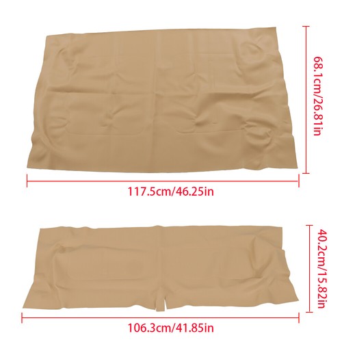 DURAFORCE Tan Front Seat Cover Set For EZGO TXT Golf Cart 1995-2013 71602-G04 71753-G04