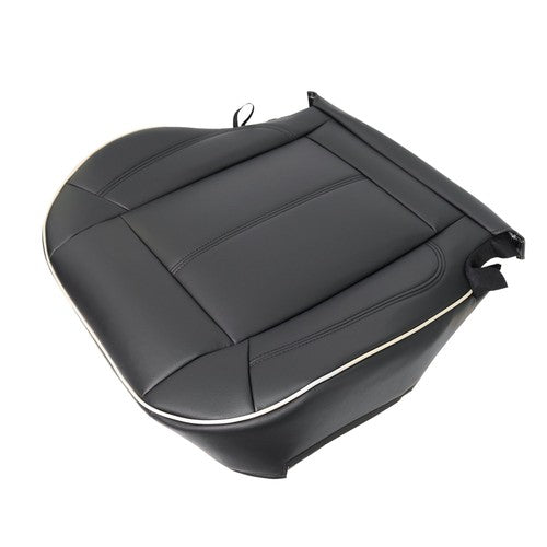 DURAFORCE NEW Black Leather For Hummer H3 2006-2010 Driver&passenger Bottom Seat Cover