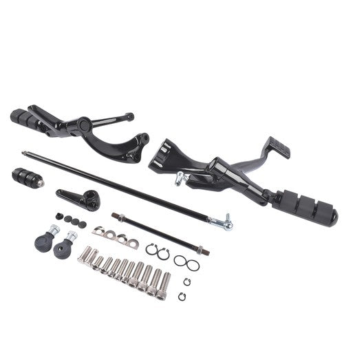 DURAFORCE Forward Controls Foot Pegs Levers Linkages For HarleySportster 883/1200 Aluminum