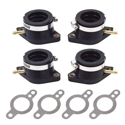 DURAFORCE Carburetor Intake Manifold Boot Set For Yamaha XJ550 Maxim 1981-1983 NEW