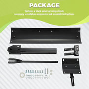 DURAFORCE 40" For UTV/ATV Adjustable Sleeve Hitch Tow Behind Rear Scrape Blade Attachment