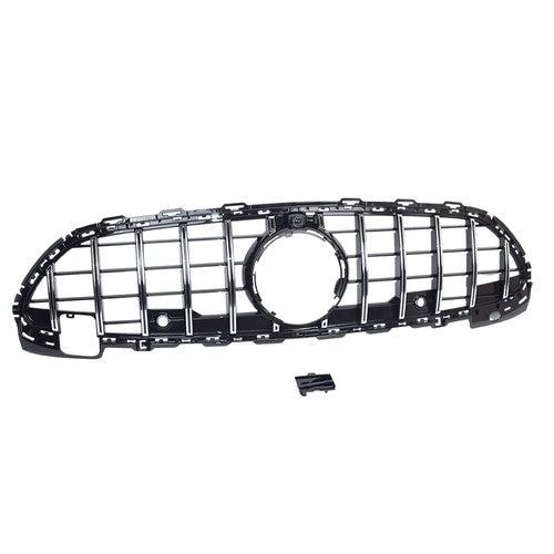 DURAFORCE For Mercedes Benz C200 C300 W/AMG Line C43 AMG 2022+ Chrome Front Bumper Grille