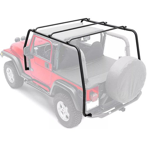 Roof Rack for Jeep Wrangler TJ Rubicon 1997-2006 Textured Black Replace 76713