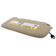 DURAFORCE Beige Plastic Driver Side Sunvisor With Lights And Mirror For 17-22 Honda CR-V
