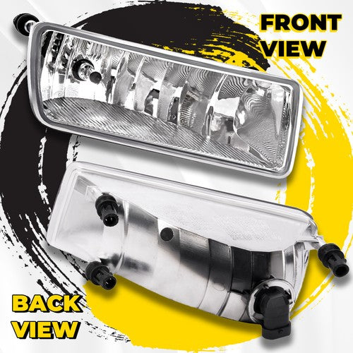 DURAFORCE Fit For 2006-2010 Ford Explorer Left & Right Side Bumper Fog Light Driving Lamp