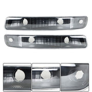 DURAFORCE For GMC Sierra 1500 99-07 & Yukon 00-06 L+R Headlight Replacement Halogen Black