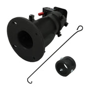 DURAFORCE Black C5G 12''-16'' Adjustable Cushioned 5th Wheel to Gooseneck Adapter New