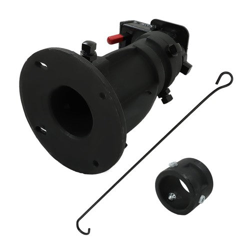 DURAFORCE Black C5G 12''-16'' Adjustable Cushioned 5th Wheel to Gooseneck Adapter New
