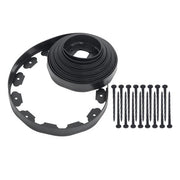 DURAFORCE Garden Edging Kit With Anchoring Spikes No Dig Lawn Border L-shaped Lawn