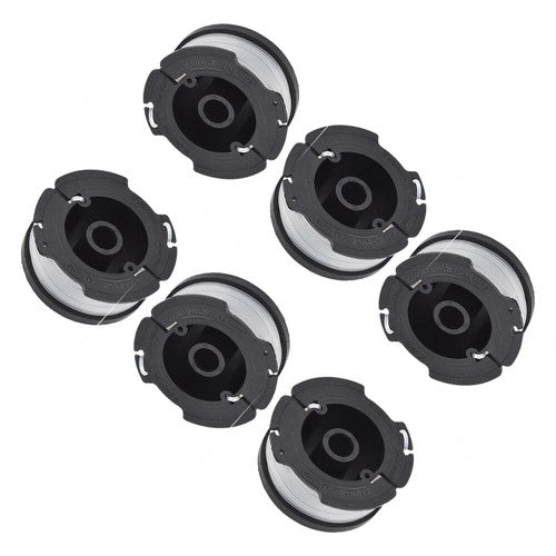 DURAFORCE 6 Pcs Replacement For BLACK+DECKER AF-100-3ZP 30ft .065" Trimmer Spool