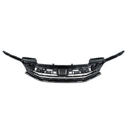 DURAFORCE Front Bumper Upper Grille w/ Chrome Trim for 2016 2017 for Honda Accord EX