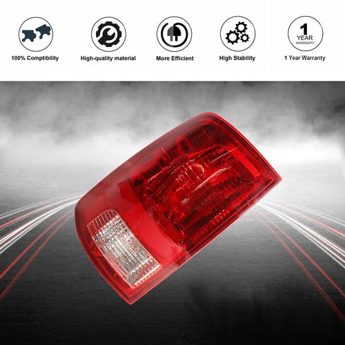 DURAFORCE For 09-20 Dodge Ram 1500 2500 3500 Brake Lamp Tail Light w/Bulbs Replace LH Side