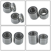 DURAFORCE 10Pcs 6907-2RS Bearings 35×55×10mm Double Rubber Seals Deep Groove Ball Bearing