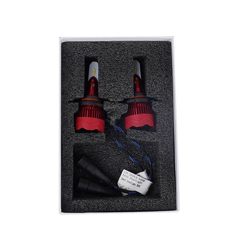 DURAFORCE 9005 LED Car Headlights Fog Lights Hi/Low Beam Bulbs Set 6000K 55W 16000LM