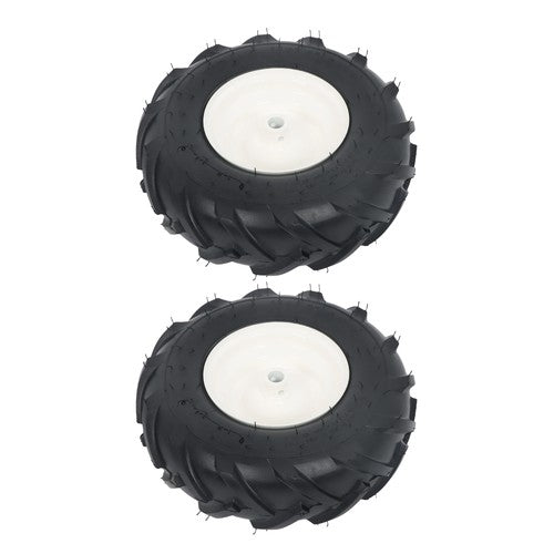 DURAFORCE 13x5.00-6 inch Lawn Mower Tires and Wheels (3/4'inch Axle Diameter) 2pcs