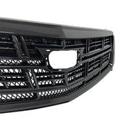 DURAFORCE Front Bumper Black Upper Grille Lower Grill 2PCS for 2013-2017 for Cadillac XTS