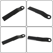 DURAFORCE Rotary Cutter Blades Heavy Duty AR400 For Bush Hog Skidsteer Replacement 2PCS