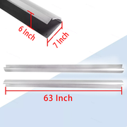 DURAFORCE Steel Outer Rocker Panels for 2014-2018 for Chevrolet Silverado Extended Cab 4 Door