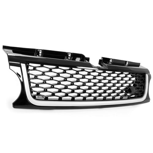 Upper Bumper Diamond Mesh Grille for 2010 2013 Land Rover Range Rover Sport