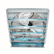 DURAFORCE Shutter Exhaust Fan Aluminum High Speed Wall Mounted Greenhouse Garage USA 20''