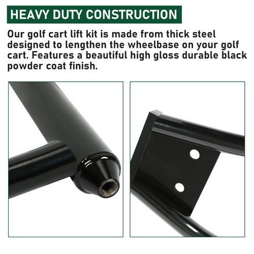 DURAFORCE 6" Double A-Arm Lift Kit For Club Car Precedent/Tempo Golf Cart 2004+ Elec/Gas