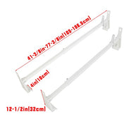 DURAFORCE 41"-77" Universal Ladder Roof Racks 2 Bars For Express GMC Savana Ford E-Series