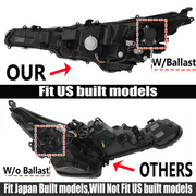 DURAFORCE For 2020-2022 Toyota Corolla SE XLE XSE 3D DRL LED Headlight Left Driver Side