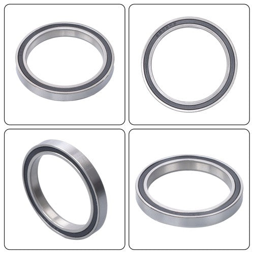 DURAFORCE 10Pcs 6809-2RS Bearings 45×58×7mm Double Rubber Seals Deep Groove Ball Bearing