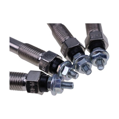 DURAFORCE 4x Glow Plug For ISUZU C240 C190 C201 C221 4BA1 D500 4FA1 engine 12V