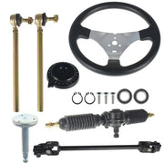 DURAFORCE 110cc Steering Wheel Assembly & Gear Rack Pinion Fit For Go Kart Quad Parts New