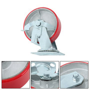 DURAFORCE 1 Pack 6" Casters Heavy Duty Industrial Caster Wheels Polyurethane Swivel Caster