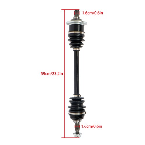 DURAFORCE ATV For Arctic Cat 400 500 650 2002-2004 Rear Left Right CV Axles Drive Shaft