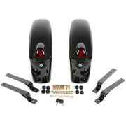DURAFORCE Universal Hard Bags Motorcycle Saddlebags Luggage Bag For Harley Softail Suzuki