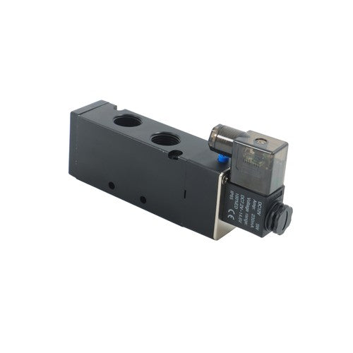 DURAFORCE 1/2" Inch Pneumatic 5 Way Directional Control Electric Solenoid Valve 12V DC