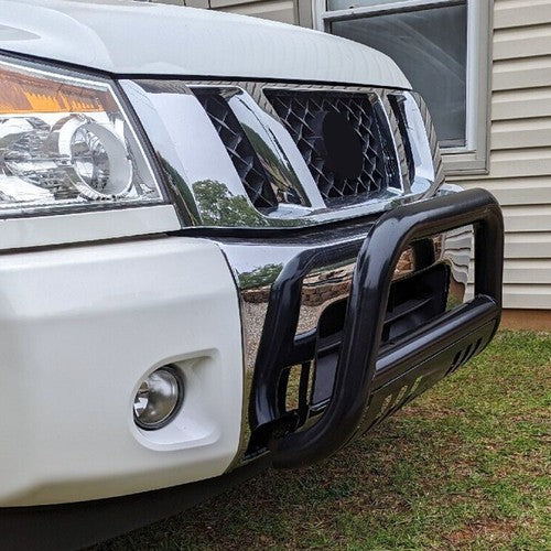Bull Bar Black Push Bumper Grille Guard for 2004-2015 Nissan Titan Armada