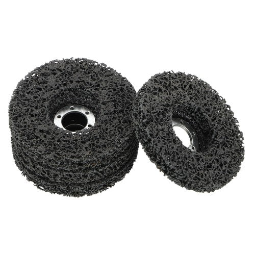 DURAFORCE 10 PCS 4-1/2" x 7/8" Black Diamond Grinding Discs Strip Discs for Angle Grinder