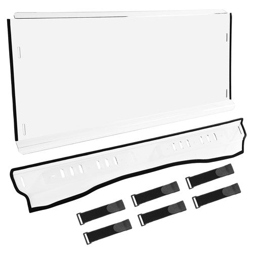 3 In 1 Flip Front Clear Windshield Vented For Kawasaki Mule Pro FXT