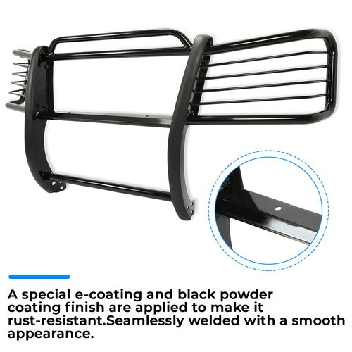 Grille Grill Brush Guard Bumper For Chevy Chevrolet Trailblazer Ext 02-09