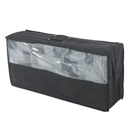 DURAFORCE Waterproof Outdoor Rug Outdoor Plastic Straw Rug 9x12FT Black Gray Camping