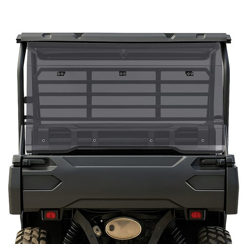 DURAFORCE Smoked Windshield for Kawasaki Mule Pro FXT DXT Tinted Rear Windshield