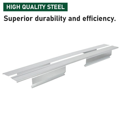 DURAFORCE PAIR Slip-on Rocker Panels For 2004-2008 Ford F150 F-150 Super Crew or Crew Cab
