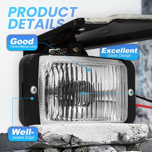 Halogen Chrome Fog Lights Lamp for 1988-1999 2000 Chevy GMC C K 1500 C2500 K2500