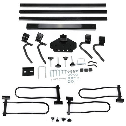 Foldable 2 Bike Floor Stand Hitch Mount Rack For Fat Tire Electric Bicycle